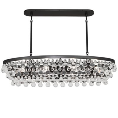 Robert Abbey Bling Oval Suspension - Color: Clear - Size: 2 light - Z1007