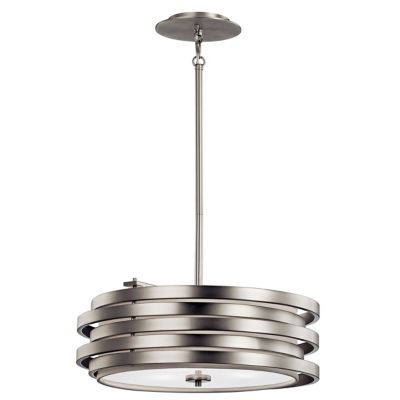 Kichler Roswell Drum Pendant Light - Size: 3 light - 43301NI