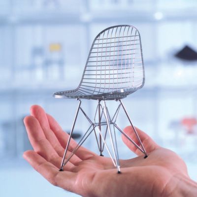Miniature Eames DKR "Wire Chair"