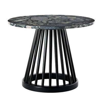 Tom Dixon Fan Table - Color: Grey - Size: Small - FAB01MT03PE