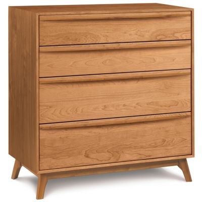 Copeland Furniture Catalina 4 Drawer Dresser - Color: Brown - 2-CAL-40-03