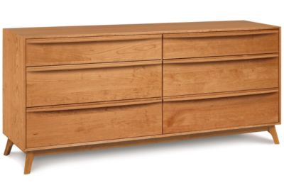 Copeland Furniture Catalina 6 Drawer Dresser - Color: Brown - 2-CAL-60-03