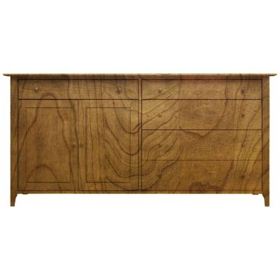 Copeland Furniture Sarah Buffet - 2 Doors and 5 Drawers - Color: Wood tones - 6-SAR-71-43
