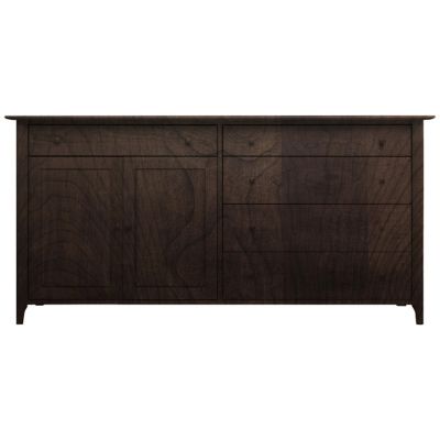 Copeland Furniture Sarah Buffet - 2 Doors and 5 Drawers - Color: Wood tones - 6-SAR-71-53