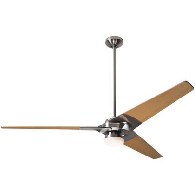 Modern Fan Company Torsion Ceiling Fan - Color: Matte - Blade Color: Maple 