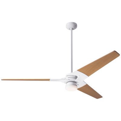 Modern Fan Company Torsion Ceiling Fan - Color: Matte - Blade Color: Maple 