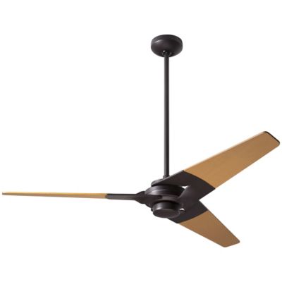 Modern Fan Company Torsion Ceiling Fan - Color: Matte - Blade Color: Maple 