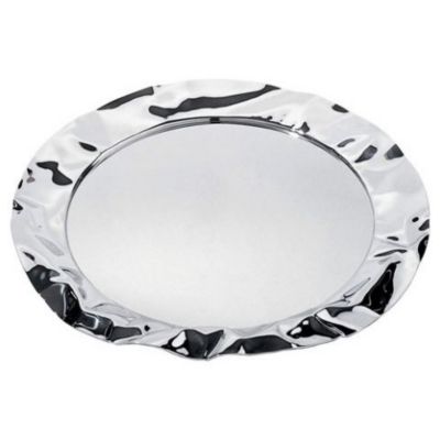 Alessi Foix Round Tray - Color: Metallics - 90039