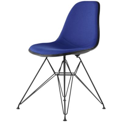 Herman Miller Eames Upholstered Molded Plastic Side Chair - Wire Base - Color: Brown - DSR.U47ZFZF14A49E8 - Herman Miller Authorized Retailer