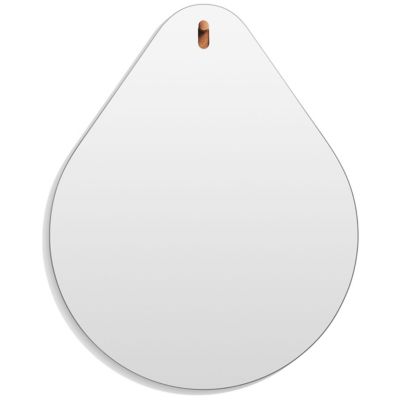 Blu Dot Hang 1 Drop Mirror - Color: Wood tones - Size: Large - MR1-LGDROP-X