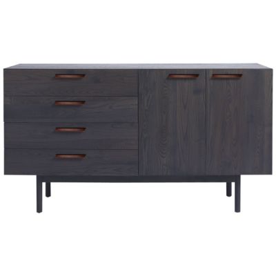 R442118 Blu Dot Shale 4 Drawer/2 Door Credenza - Color: Bl sku R442118