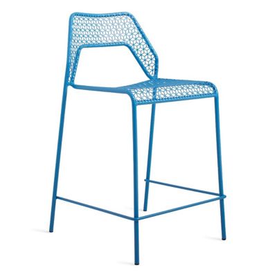 Blu Dot Hot Mesh Stool - Color: Blue - Size: Counter - HM1-CTRSTL-BL