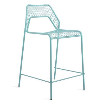 Blu Dot Hot Mesh Stool - Color: Blue - Size: Counter - HM1-CTRSTL-AQ