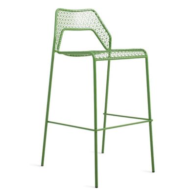 Blu Dot Hot Mesh Stool in Green, Size: Bar