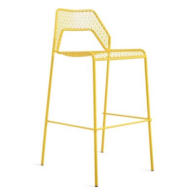 Blu Dot Hot Mesh Stool in Yellow, Size: Bar