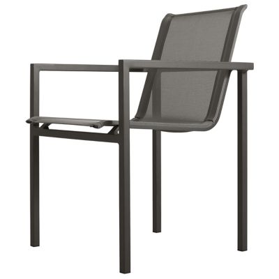 Blu Dot Skiff Outdoor Stacking Chair - Color: Grey - SK1-STKCHR-CB