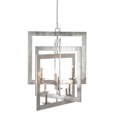 Currey & Company Middleton Chandelier - Color: Silver - Size: Large - 9000-