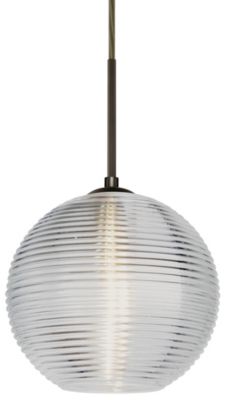 Besa Lighting Kristall 8 Pendant Light - Color: Clear - Size: 1 light - 1KX