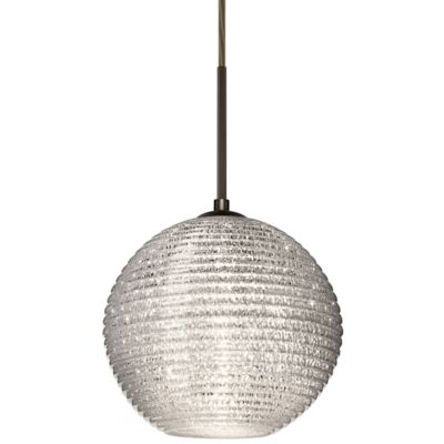 Besa Lighting Kristall 8 Pendant Light - Color: Metallics - Size: 1 light -