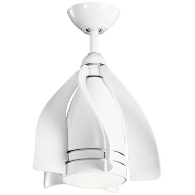 Kichler Terna LED Pendant Light Ceiling Fan - Size: 15 - Color: White - 