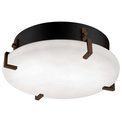 Justice Design Group Clouds Clips Round Ceiling/Wall Light - Color: Cream -