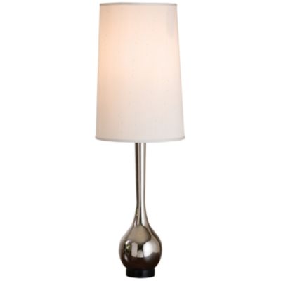 Global Views Bulb Vase Table Lamp - Color: Silver - Size: 1 light - 9.90866