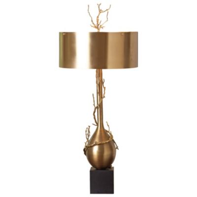 R370152 Global Views Twig Bulb Table Lamp - Color: Brass - sku R370152