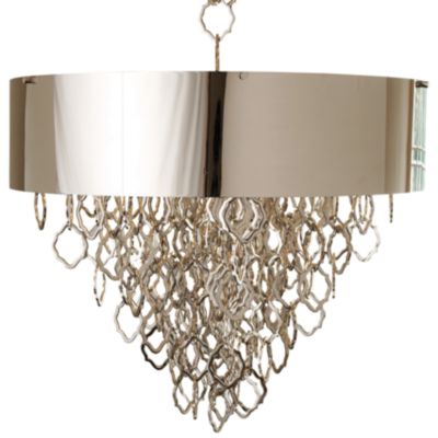 R370168 Global Views Chain Pendant Light - Color: Nickel - sku R370168