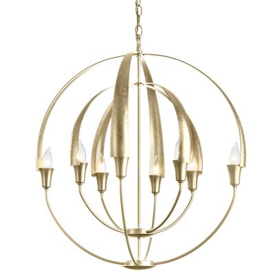 Hubbardton Forge Double Cirque Chandelier - Color: Polished - Size: 8 - 104