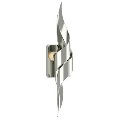 HBF2163110 Hubbardton Forge Flux Wall Sconce - Color: Silver  sku HBF2163110