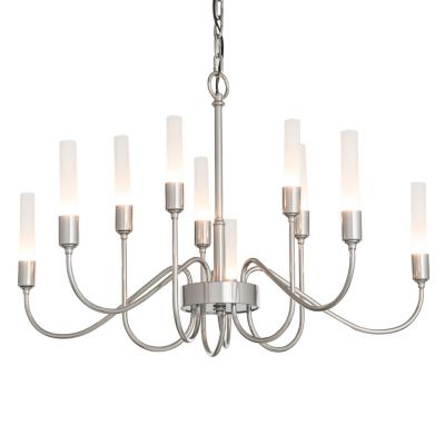 Hubbardton Forge Lisse Chandelier - Color: Silver - Size: 10 light - 106030