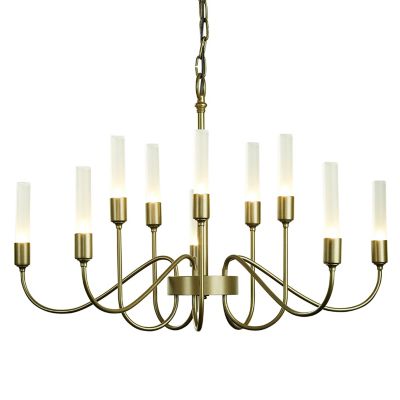 Hubbardton Forge Lisse Chandelier - Color: Gold - Size: 10 light - 106030-1