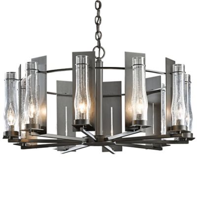 Hubbardton Forge New Town Chandelier - Color: Silver - Size: 10 light - 103