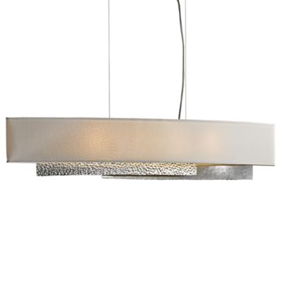 Hubbardton Forge Oceanus Linear Chandelier - Color: Beige - Size: 4 light -