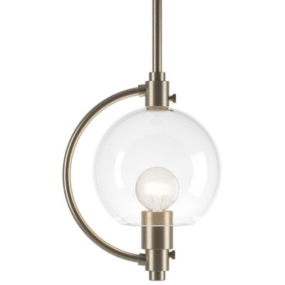 Hubbardton Forge Pluto Mini Pendant Light - Color: Glossy - Size: 1 light -