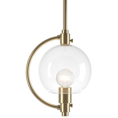 Hubbardton Forge Pluto Mini Pendant Light - Color: Glossy - Size: 1 light -