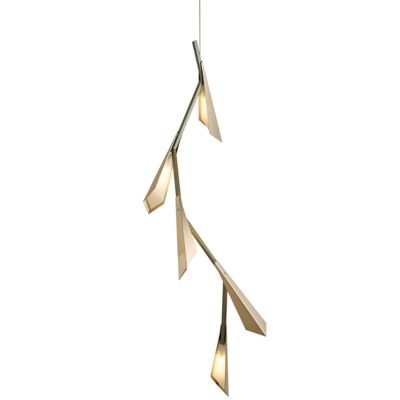 Hubbardton Forge Quill LED Pendant Light - Color: White - Size: 1 light - 1