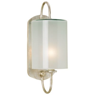 Currey & Company Glacier Wall Sconce - Color: White - Size: 1 light - 5129