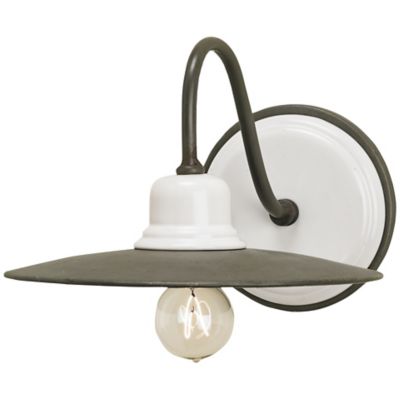 Currey & Company Eastleigh Wall Sconce - Color: Grey - Size: 1 light - 5154