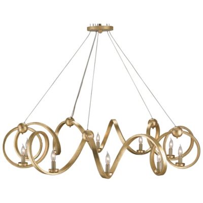 R371255 Currey & Company Ringmaster Chandelier - Size: 10  sku R371255