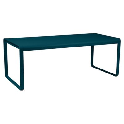 Fermob Bellevie Table in Blue, Size: 77x35