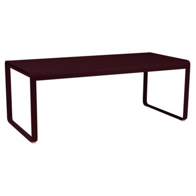 Fermob Bellevie Table in Red, Size: 77x35
