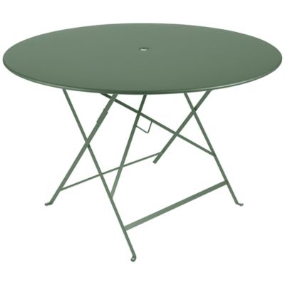 Fermob Bistro Round Folding Table - Color: Green - Size: 46 - 023782