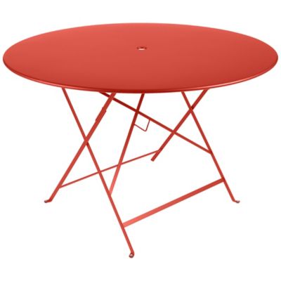 Fermob Bistro Round Folding Table - Color: Orange - Size: 46 - 023745