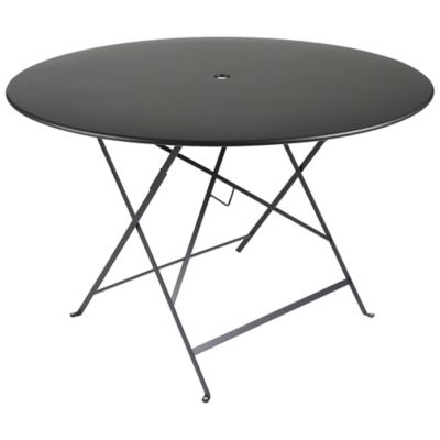 Fermob Bistro Round Folding Table - Color: Black - Size: 46 - 023742