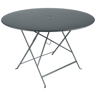 Fermob Bistro Round Folding Table - Color: Grey - Size: 46 - 023726