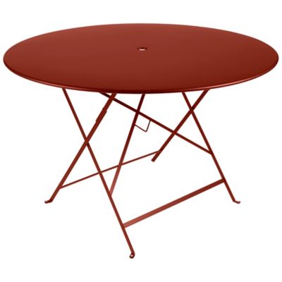 Fermob Bistro Round Folding Table - Color: Red - Size: 46 - 023720