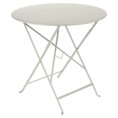 Fermob Bistro Round Folding Table - Color: Grey - Size: 30 - 0233A5