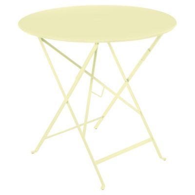 FRM2223060 Fermob Bistro Round Folding Table - Color: Yellow  sku FRM2223060