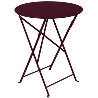 FRM2224857 Fermob Bistro Round Folding Table - Color: Red - S sku FRM2224857